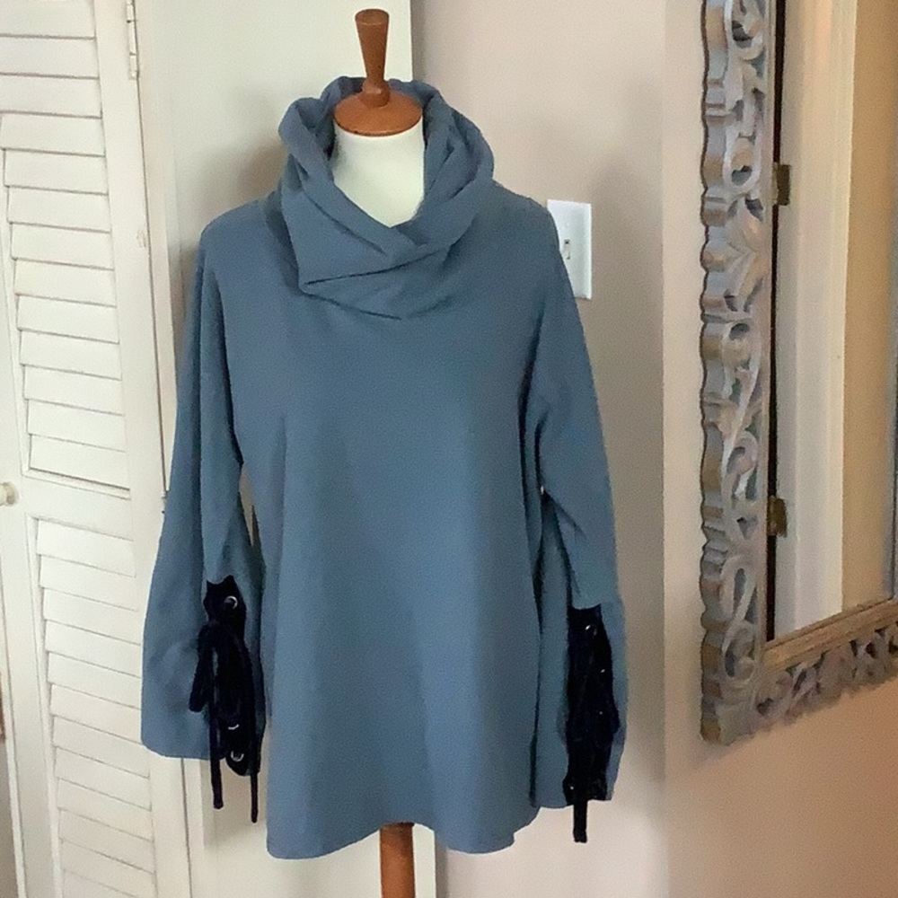 Suzanne Betro Cowl Neck Tunic